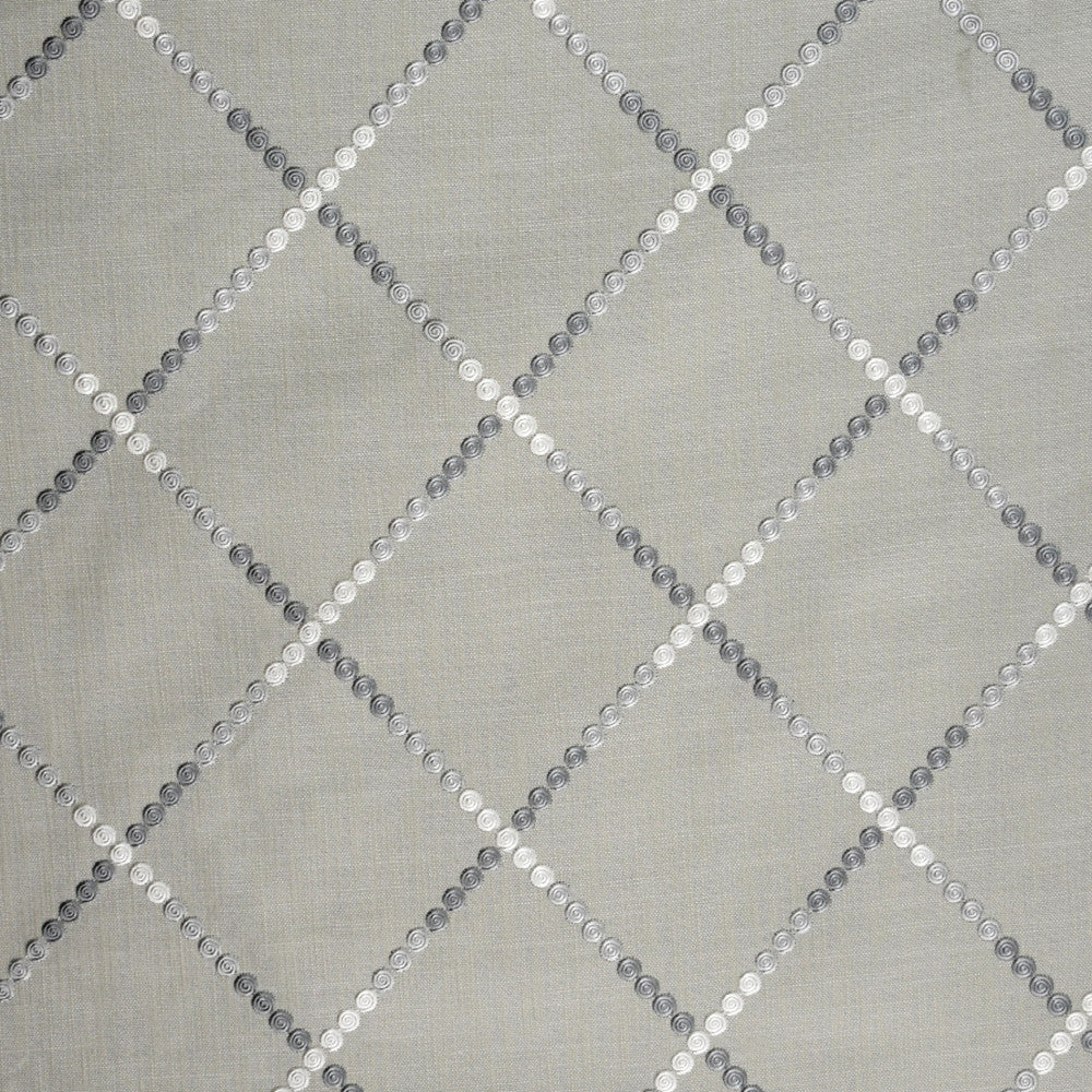 S5040 Nickel by Greenhouse Designer Fabric 54% Cotton, 46% Polyester W/ 100% Rayon Embroidery India 9,000 </p><p>Repeat: 6.875" H, 7.625" V 59" - Swanky Fabrics -