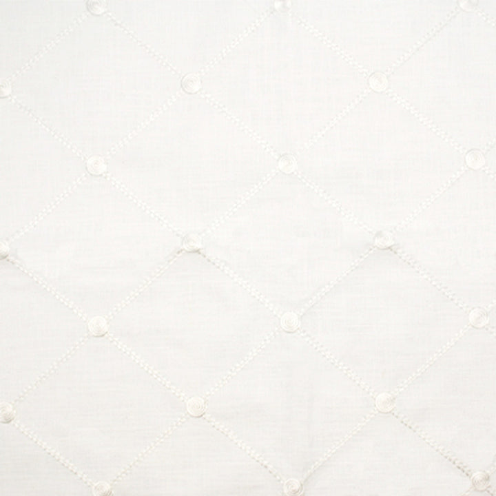 S5066 Cream by Greenhouse Designer Fabric 80% Cotton, 20% Viscose With 100% Viscose Embroidery India 7,500 </p><p>Repeat: 4.375" H, 5.125" V 52" - Swanky Fabrics -