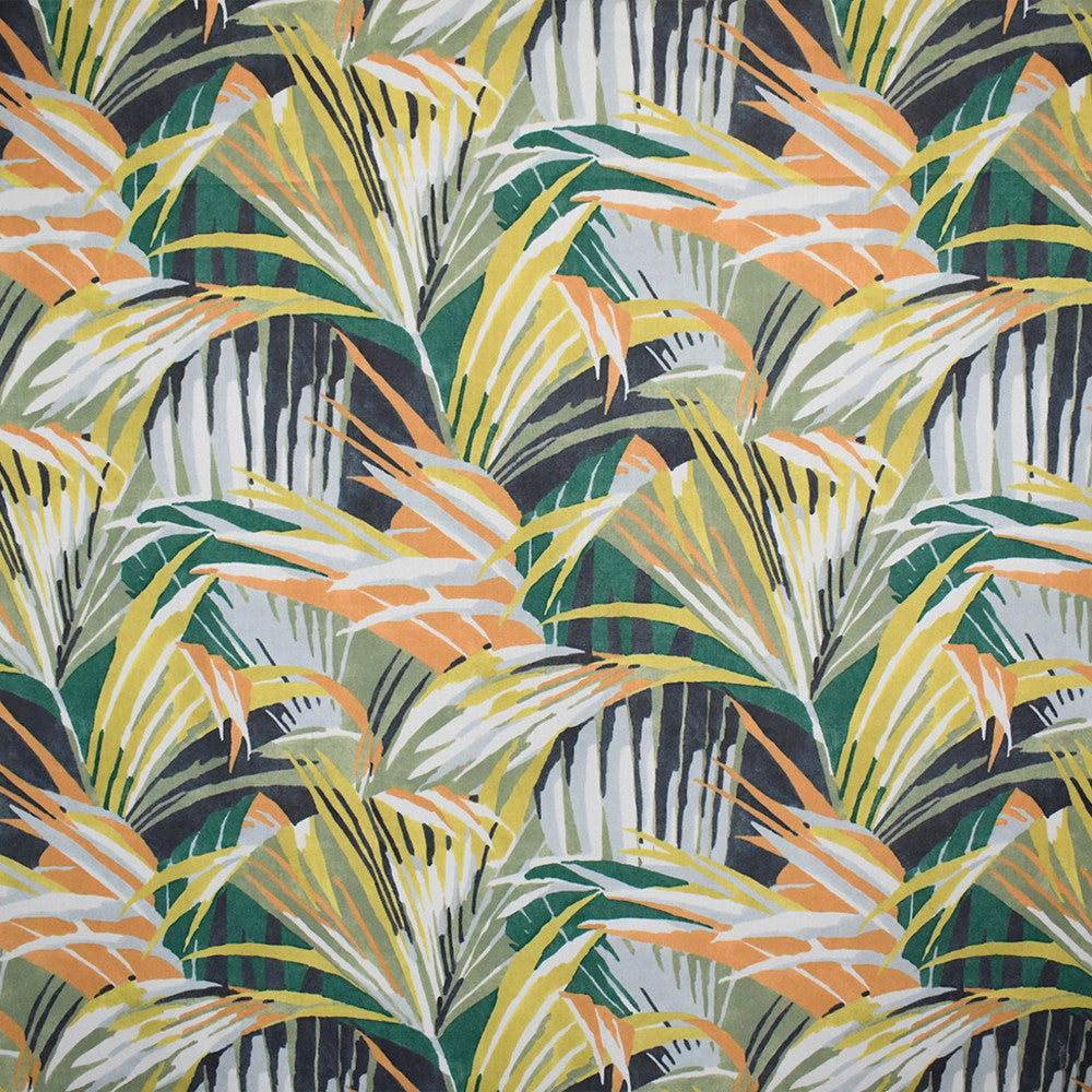 S5087 Palm by Greenhouse Designer Fabric 100% Polyester India 50,000 </p><p>Repeat: 26.625" H, 24.5" V 55" - Swanky Fabrics -