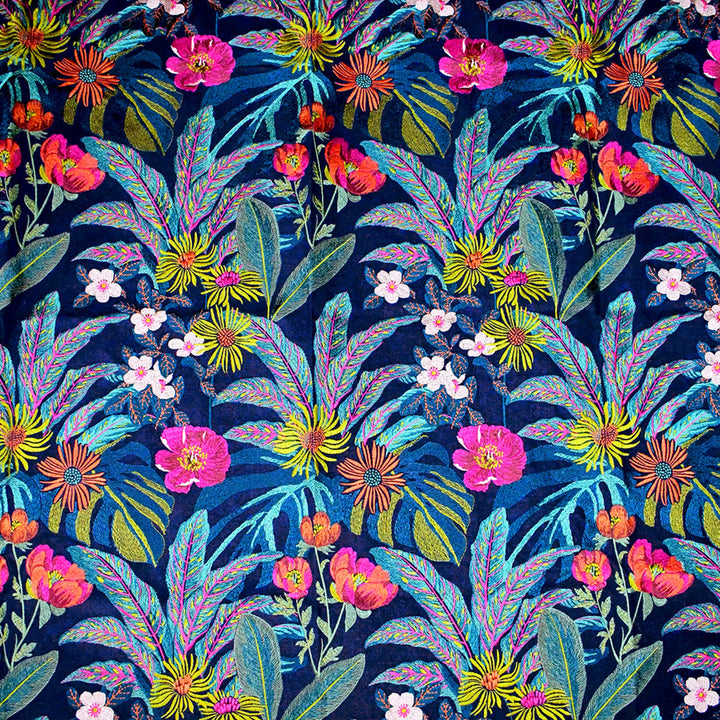 S5133 Garden by Greenhouse Designer Fabric M11: Memos by Color 52% Polyester, 48% Cotton With 100% Viscose Embroidery India 80,000 double rubs </p><p>Repeat: 13.13" H, 18" V 52" - Swanky Fabrics -