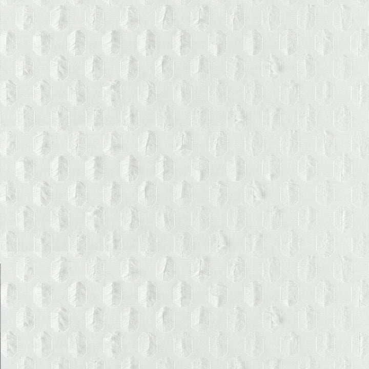 S5142 Optic White by Greenhouse Designer Fabric 69% Polyester, 31% Cotton India DRAPERY </p><p>Repeat: 1.25" H, 1.75" V 58" - Swanky Fabrics -