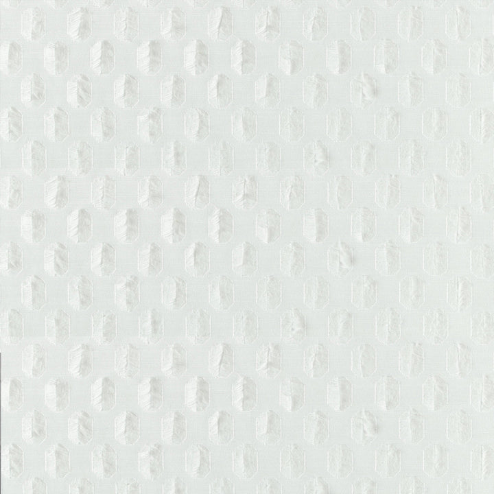 S5142 Optic White by Greenhouse Designer Fabric M11: Memos by Color 69% Polyester, 31% Cotton India DRAPERY double rubs </p><p>Repeat: 1.25" H, 1.75" V 58" - Swanky Fabrics -