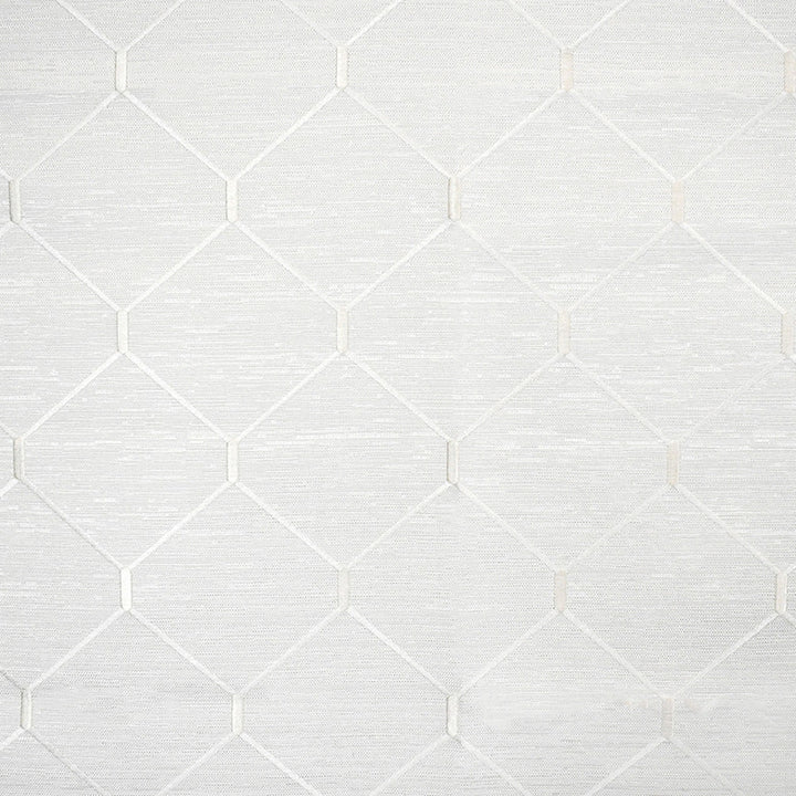 S5145 White by Greenhouse Designer Fabric M11: Memos by Color 66% Polyester, 34% Cotton With 100% Viscose Embroidery India 36,000 double rubs </p><p>Repeat: 6.375" H, 6.375" V 53" - Swanky Fabrics -