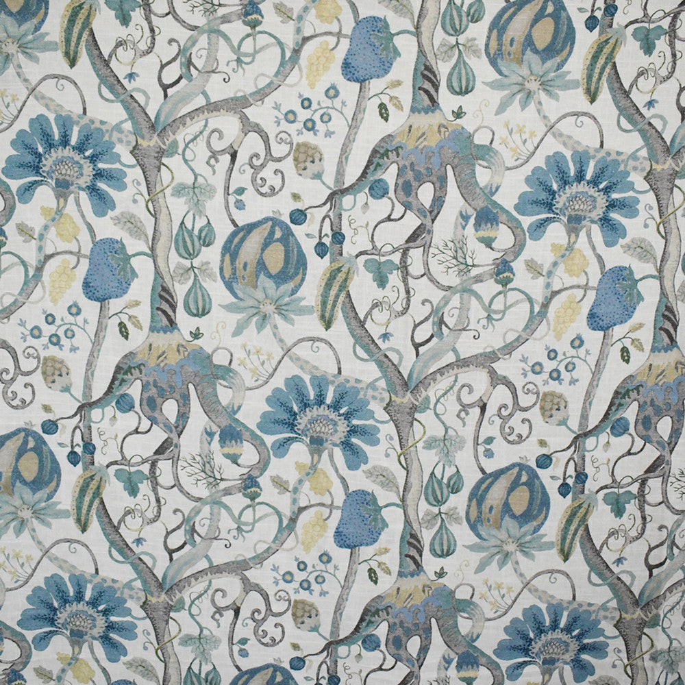 S5170 Antique Blue by Greenhouse Designer Fabric M11: Memos by Color 55% Linen, 45% Viscose Korea 12,000 double rubs </p><p>Repeat: 26.75" H, 25.25" V 55" - Swanky Fabrics -