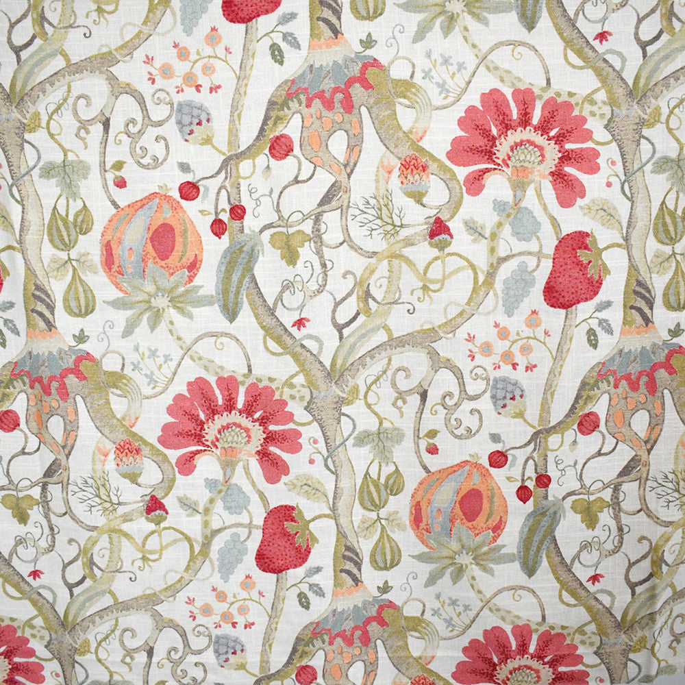 S5188 Vintage Rose by Greenhouse Designer Fabric M11: Memos by Color 55% Linen, 45% Viscose Korea 12,000 double rubs </p><p>Repeat: 26.75" H, 25.25" V 55" - Swanky Fabrics -