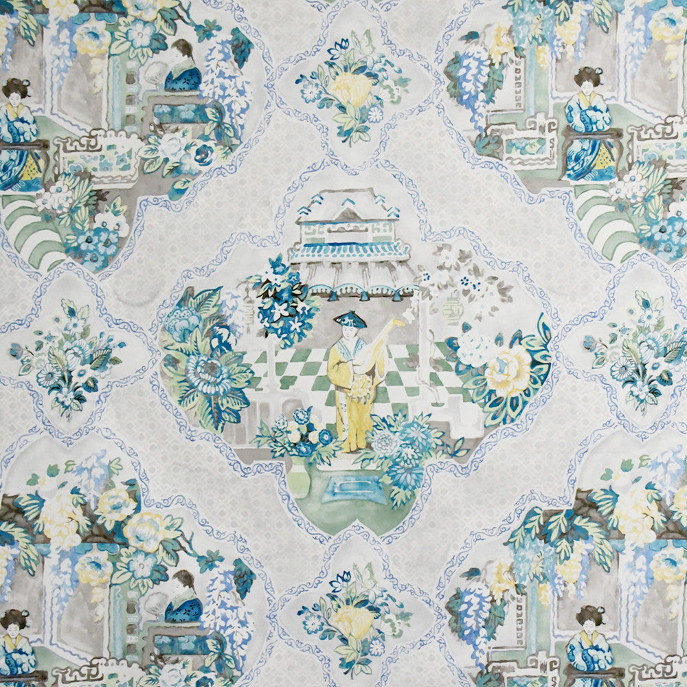 S5254 Tea Green by Greenhouse Designer Fabric M12: Memos by Color 100% Cotton Peru 17,000 double rubs Soil & Stain Repellent </p><p>Repeat: 27" H, 25.25" V 54" - Swanky Fabrics -