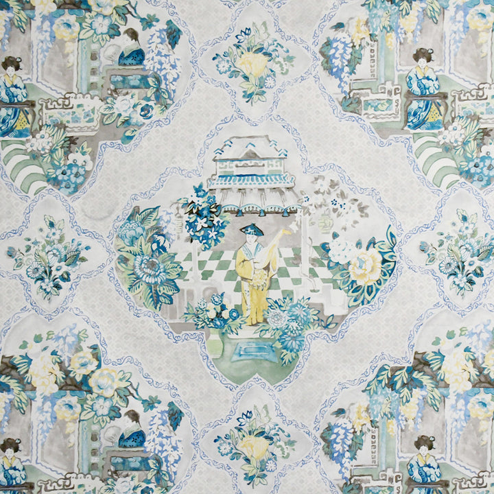 S5254 Tea Green by Greenhouse Designer Fabric M12: Memos by Color 100% Cotton Peru 17,000 double rubs Soil & Stain Repellent </p><p>Repeat: 27" H, 25.25" V 54" - Swanky Fabrics -