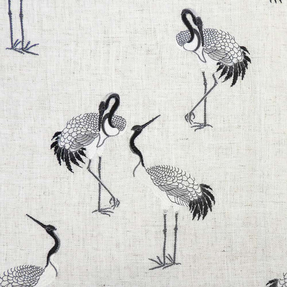 S5268 Slate by Greenhouse Designer Fabric M12: Memos by Color 86% Polyester, 9% Rayon, 5% Linen With 100% Rayon Embroidery China 9,000 double rubs </p><p>Repeat: 13.5" H, 15.5" V 58" - Swanky Fabrics -
