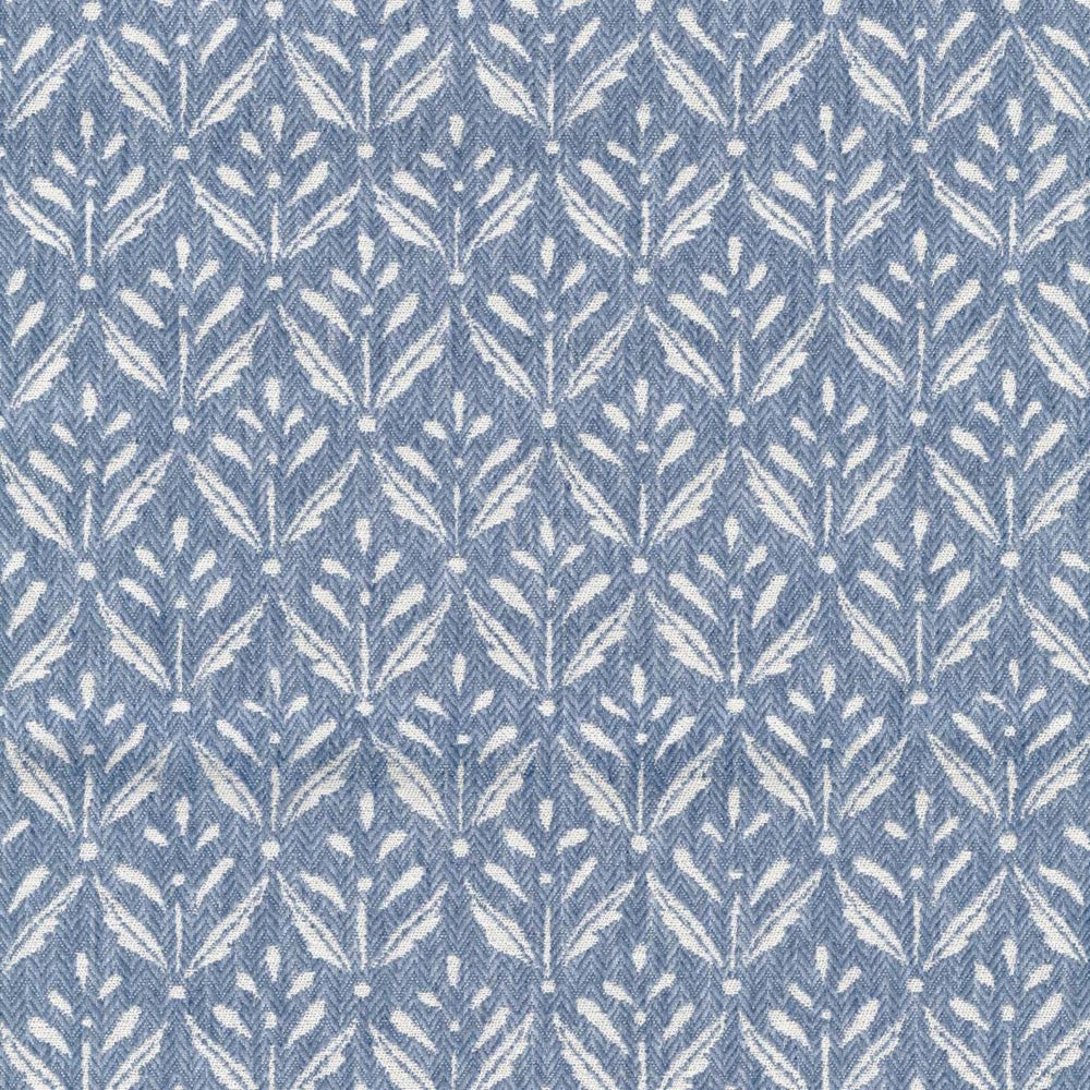 S5284 Wedgewood by Greenhouse Designer Fabric M13: Memos by Color 66% Polyester, 29% Cotton, 5% Linen India 40,000 double rubs </p><p>Repeat: 2.75" H, 1.75" V 56" - Swanky Fabrics -
