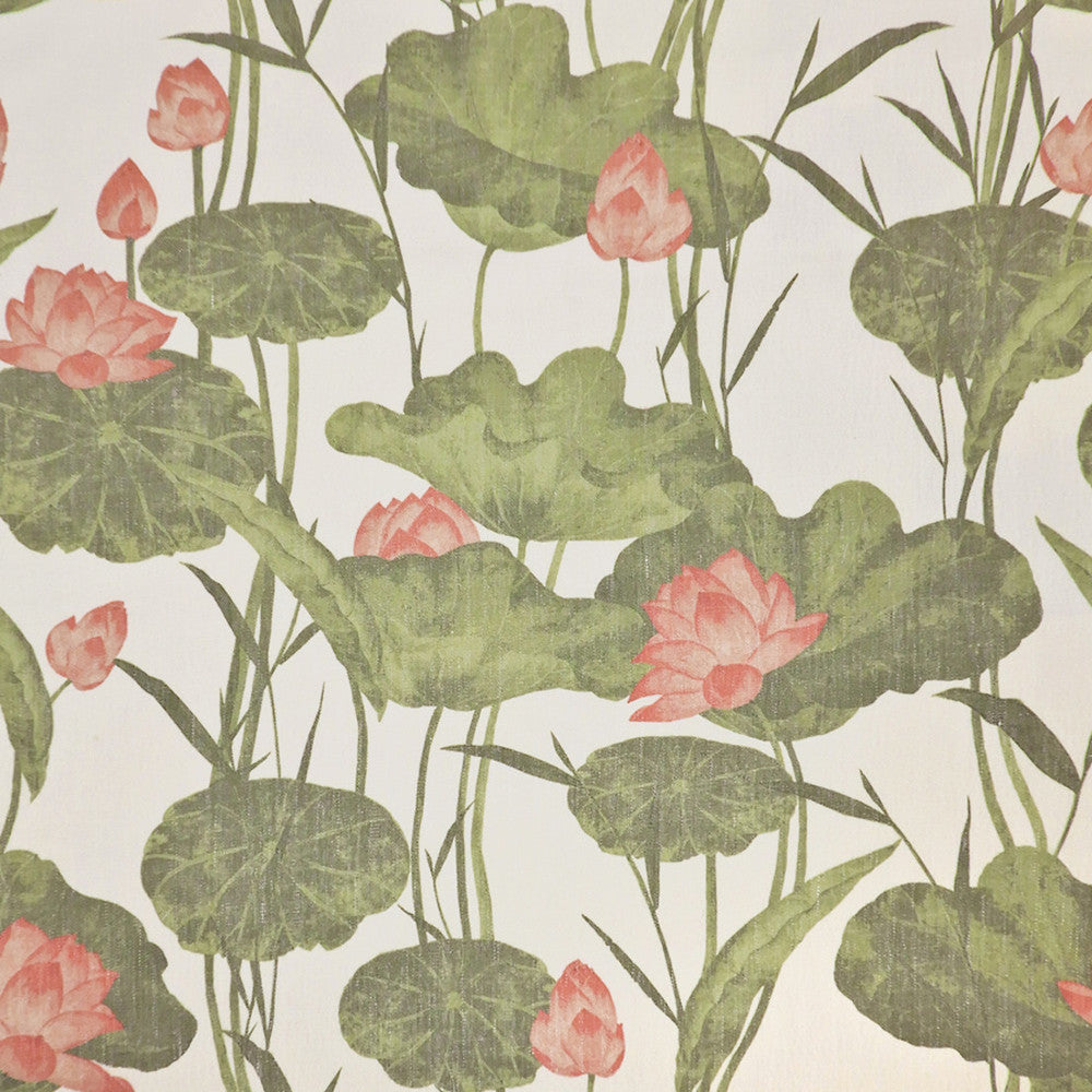 S5393 Coral by Greenhouse Designer Fabric 72% Polyester, 20% Rayon, 8% Linen China 90,000 </p><p>Repeat: 27" H, 27.25" V 56" - Swanky Fabrics -