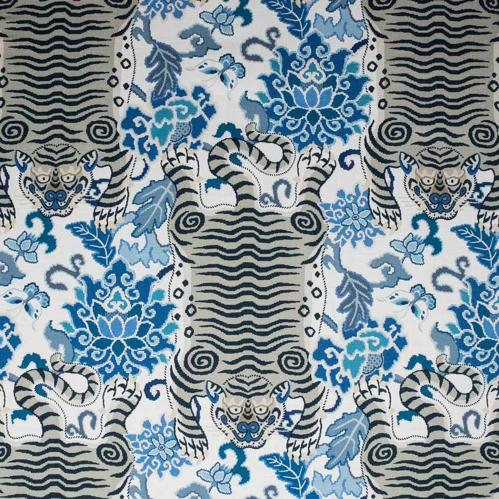 S5455 Blue Moon by Greenhouse Designer Fabric M14: Memos by Color 100% Cotton Spain 6,000 double rubs Soil & Stain Repellent </p><p>Repeat: 13.5" H, 32" V HD 54" - Swanky Fabrics -