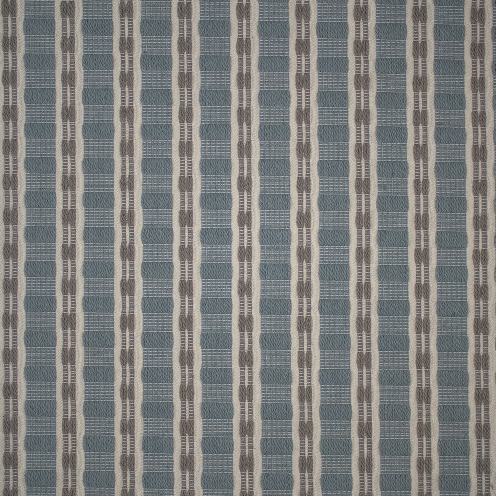 S5631 Mist by Greenhouse Designer Fabric 69.49% Cotton, 19.24% Polyester (Uv), 11.27% Polyester USA 33,000 </p><p>Repeat: .75" H, 1.188" V 57" - Swanky Fabrics -