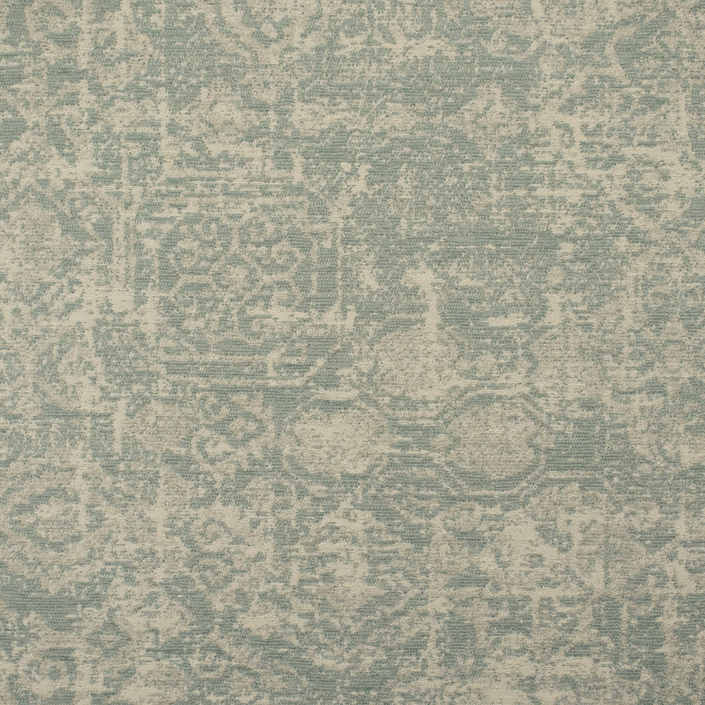 S5749 Glacier by Greenhouse Designer Fabric M15: Memos by Color 100% Polyester China 30,000 double rubs </p><p>Repeat: 16" H, 15" V 56" - Swanky Fabrics -