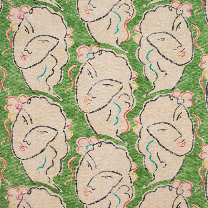 S5764 Mojito by Greenhouse Designer Fabric M15: Memos by Color 100% Cotton Spain 51,000 double rubs </p><p>Repeat: 12.625" H, 27" V 54" - Swanky Fabrics -
