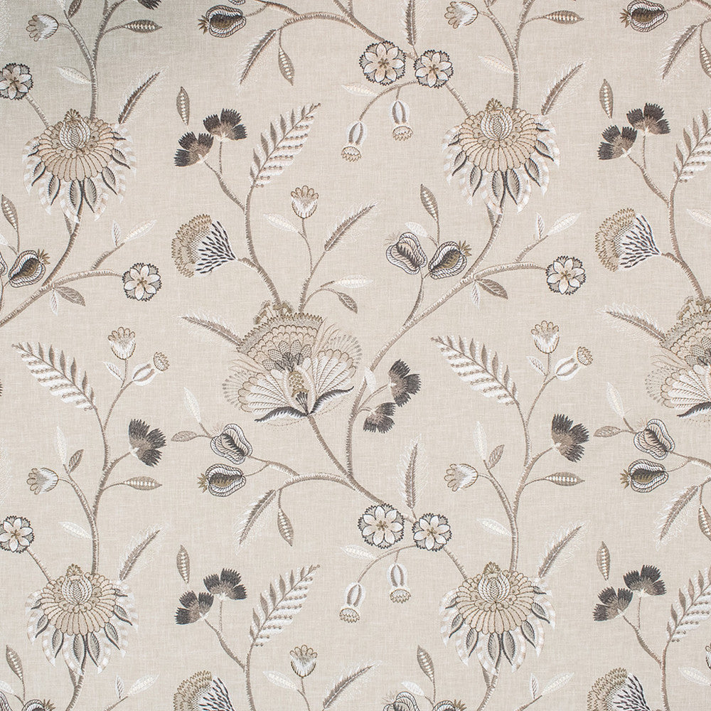 S5778 Travertine by Greenhouse Designer Fabric 52% Recycled Polyester, 48% Cotton With 100% Viscose Embroidery India 9,000 </p><p>Repeat: 17" H, 18.5" V 51" - Swanky Fabrics -