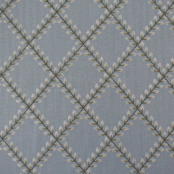 S5806 Mist by Greenhouse Designer Fabric M15: Memos by Color 100% Polyester With 100% Viscose Embroidery India 9,000 double rubs </p><p>Repeat: 5.43" H, 6.1" V 54" - Swanky Fabrics -
