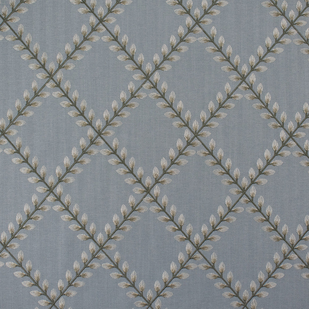 S5806 Mist by Greenhouse Designer Fabric M15: Memos by Color 100% Polyester With 100% Viscose Embroidery India 9,000 double rubs </p><p>Repeat: 5.43" H, 6.1" V 54" - Swanky Fabrics -