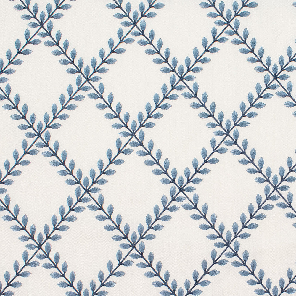 S5812 Porcelain by Greenhouse Designer Fabric M15: Memos by Color 100% Polyester With 100% Viscose Embroidery India 9,000 double rubs </p><p>Repeat: 5.43" H, 6.1" V 54" - Swanky Fabrics -