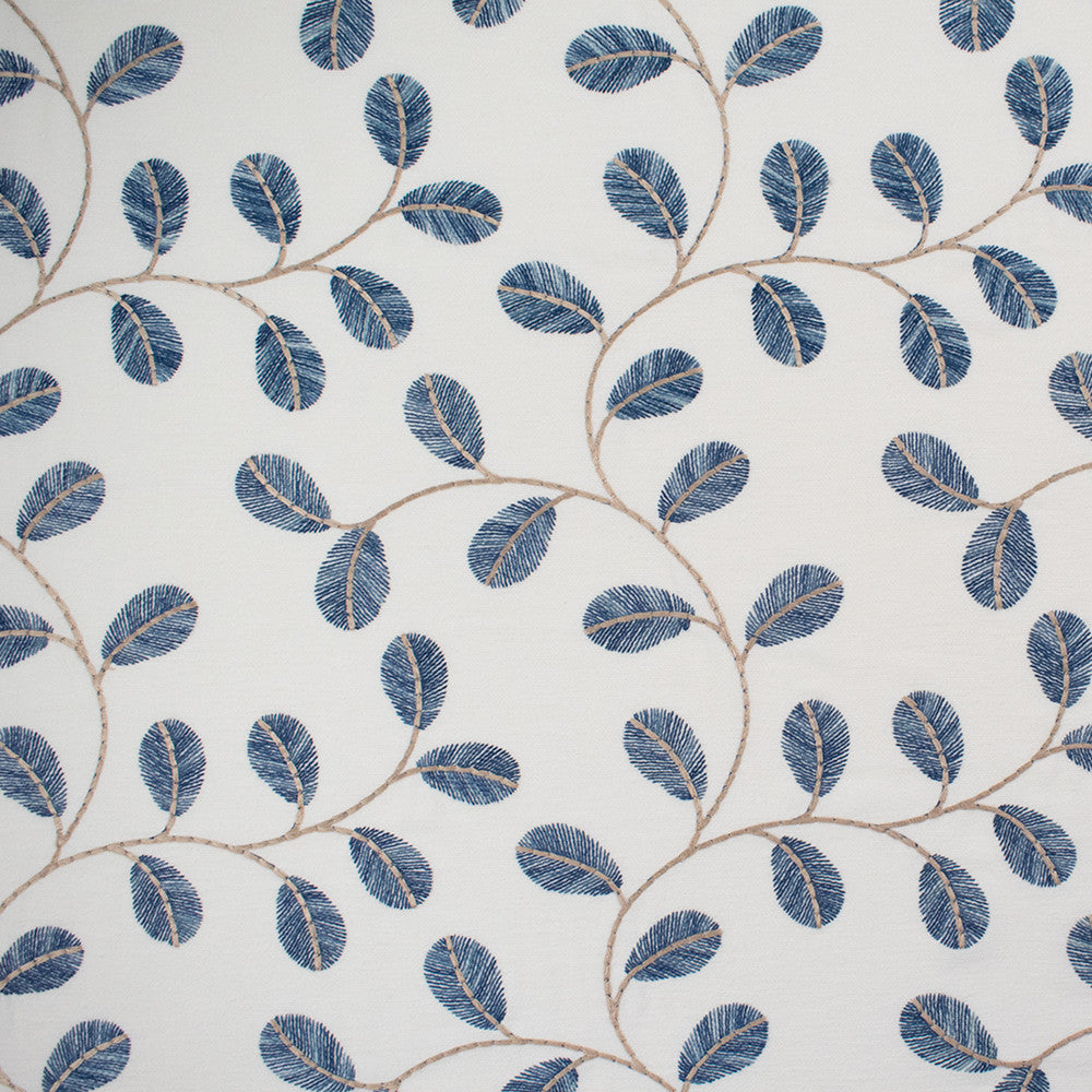 S5817 Lapis by Greenhouse Designer Fabric M15: Memos by Color 71% Polyester, 29% Cotton With 100% Viscose Embroidery India 9,000 double rubs </p><p>Repeat: 10.4" H, 9.45" V 52" - Swanky Fabrics -