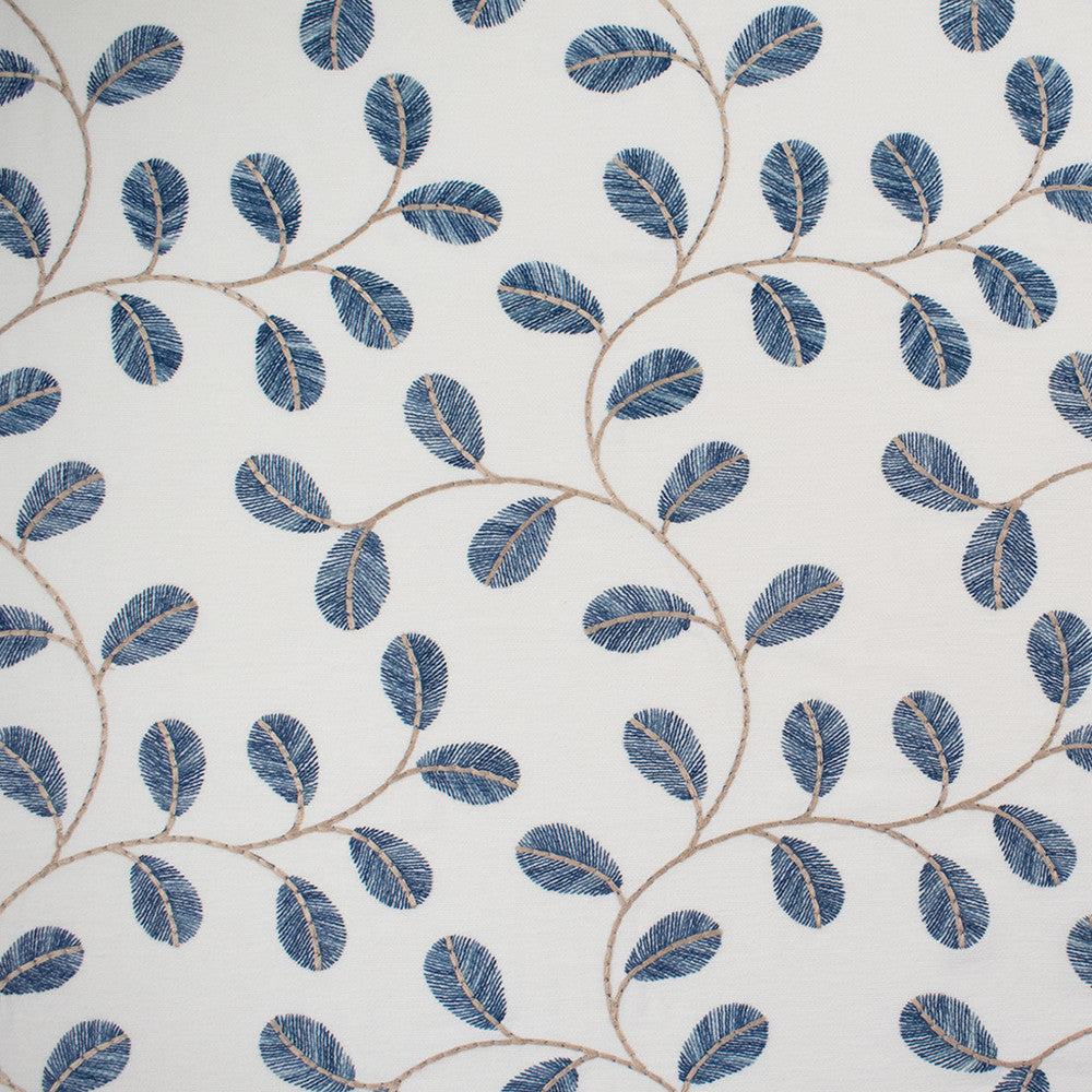 S5817 Lapis by Greenhouse Designer Fabric 71% Polyester, 29% Cotton With 100% Viscose Embroidery India 9,000 </p><p>Repeat: 10.4" H, 9.45" V 52" - Swanky Fabrics -