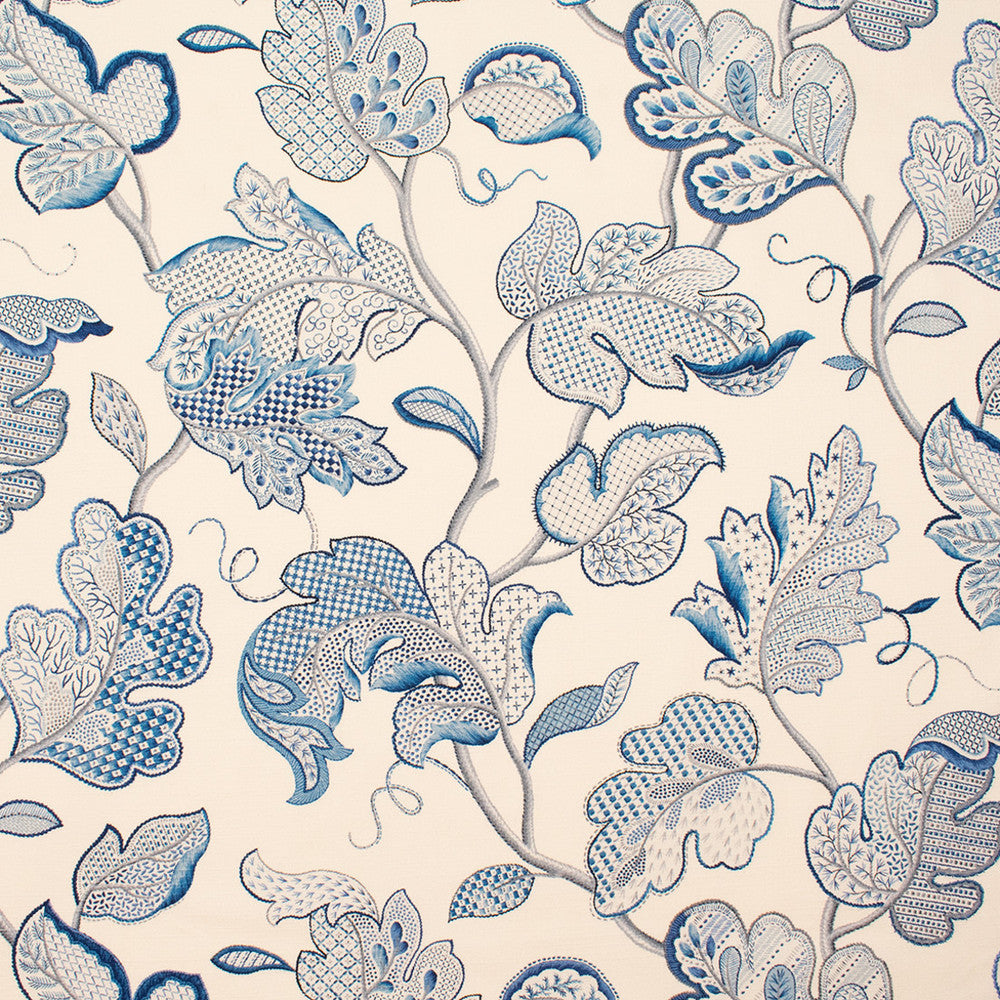 S5824 Blue Sand by Greenhouse Designer Fabric 100% Cotton Spain 60,000 </p><p>Repeat: 27" H, 27" V 54" - Swanky Fabrics -