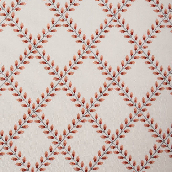 S5857 Coral by Greenhouse Designer Fabric M15: Memos by Color 100% Polyester With 100% Viscose Embroidery India 9,000 double rubs </p><p>Repeat: 5.43" H, 6.1" V 54" - Swanky Fabrics -