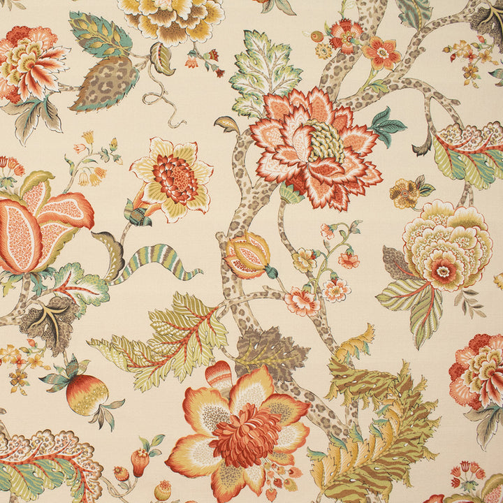 S5862 Khaki by Greenhouse Designer Fabric 100% Cotton Spain 60,000 </p><p>Repeat: 27" H, 36" V 54" - Swanky Fabrics -