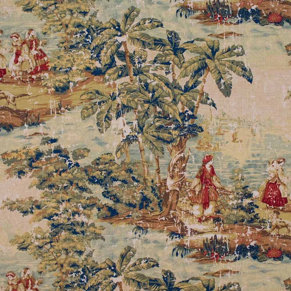 S5874 Antique Red by Greenhouse Designer Fabric M15: Memos by Color 55% Linen, 45% Viscose India 9,000 double rubs </p><p>Repeat: 54" H, 24" V 53" - Swanky Fabrics -