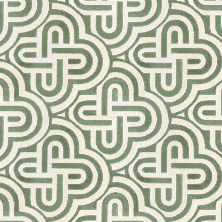 S6042 Jade by Greenhouse Designer Fabric 62% Viscose, 38% Polyester India 20,000 </p><p>Repeat: 14.25" H, 15" V 54" - Swanky Fabrics -