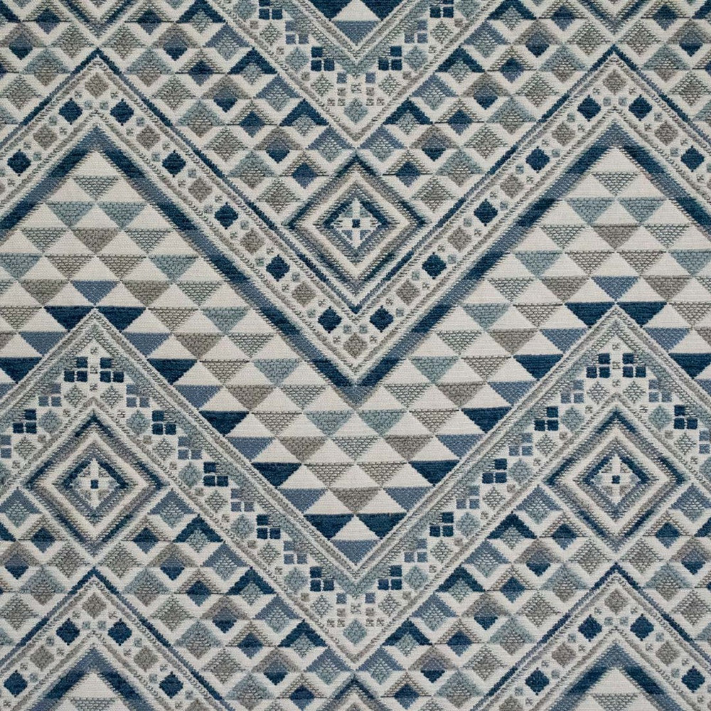 S6056 Indigo by Greenhouse Designer Fabric 100% Polyester China 50,000 </p><p>Repeat: 9.5" H, 9.5" V 56" - Swanky Fabrics -