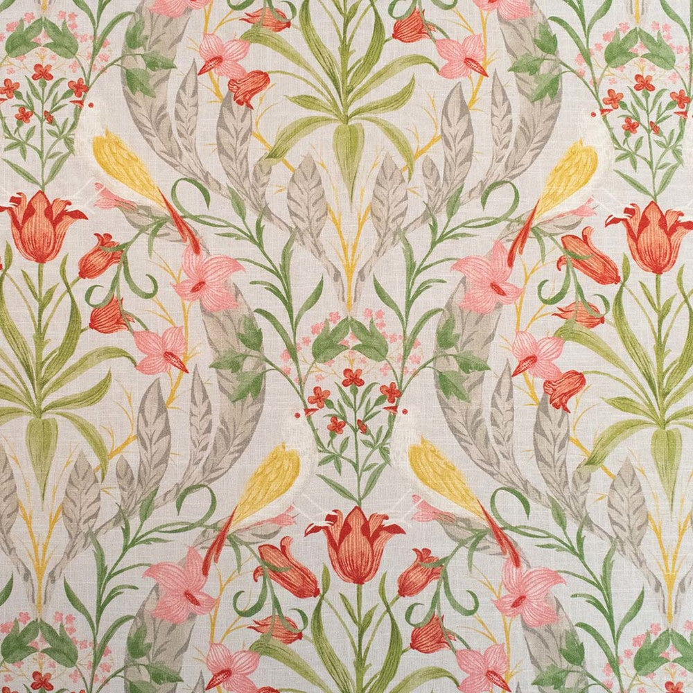 S6087 Mist by Greenhouse Designer Fabric 55% Linen, 45% Viscose Korea 12,000 </p><p>Repeat: 26" H, 27" V 55" - Swanky Fabrics -