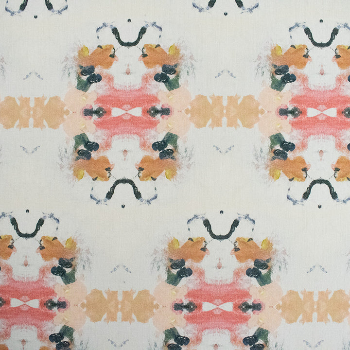 S6093 Salmon by Greenhouse Designer Fabric 100% Cotton India 10,000 </p><p>Repeat: 13.5" H, 27" V 54" - Swanky Fabrics -