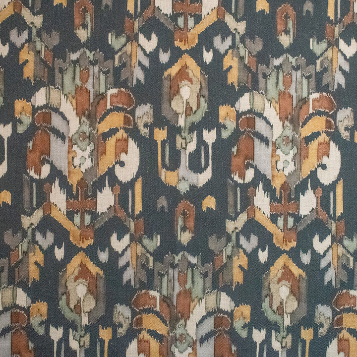 S6105 Ebony by Greenhouse Designer Fabric 95% Polyester, 5% Linen China 50,000 </p><p>Repeat: 14" H, 27.25" V 56" - Swanky Fabrics -