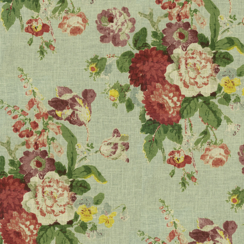 S6160 Seamist by Greenhouse Designer Fabric 55% Linen, 45% Rayon China 24,000 </p><p>Repeat: 13.5" H, 25.25" V 54" - Swanky Fabrics -