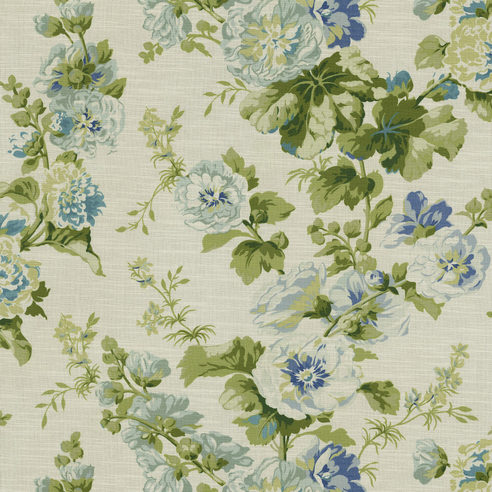 S6162 Cornflower by Greenhouse Designer Fabric 100% Cotton China 15,000 </p><p>Repeat: 27" H, 25.25" V 54" - Swanky Fabrics -