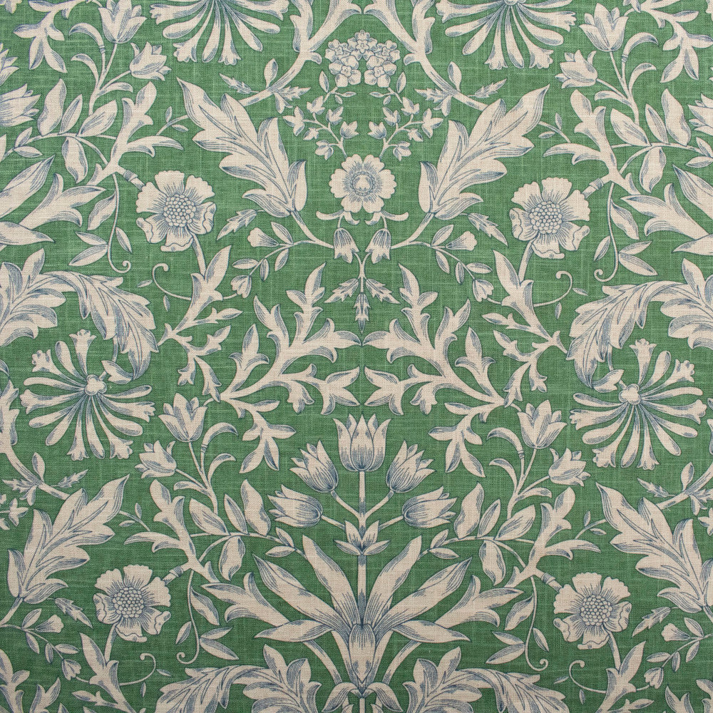 S6174 Verdura by Greenhouse Designer Fabric 55% Linen, 45% Viscose Korea 12,000 </p><p>Repeat: 27.25" H, 26" V 55" - Swanky Fabrics -