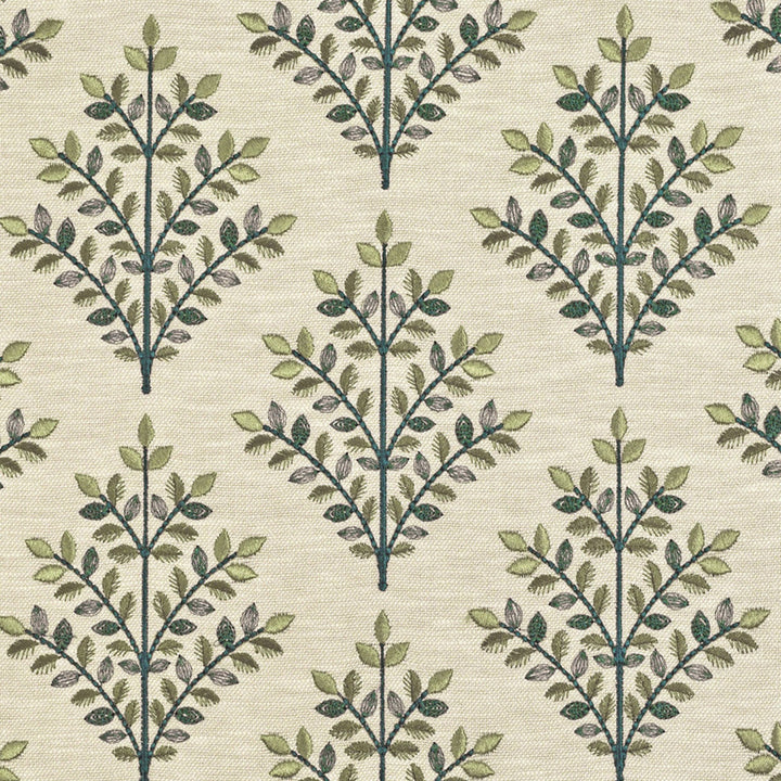 S6175 Hemlock by Greenhouse Designer Fabric 71% Polyester, 29% Cotton With 100% Polyester Embroidery India 9,000 </p><p>Repeat: 7.5" H, 6.5" V 52" - Swanky Fabrics -
