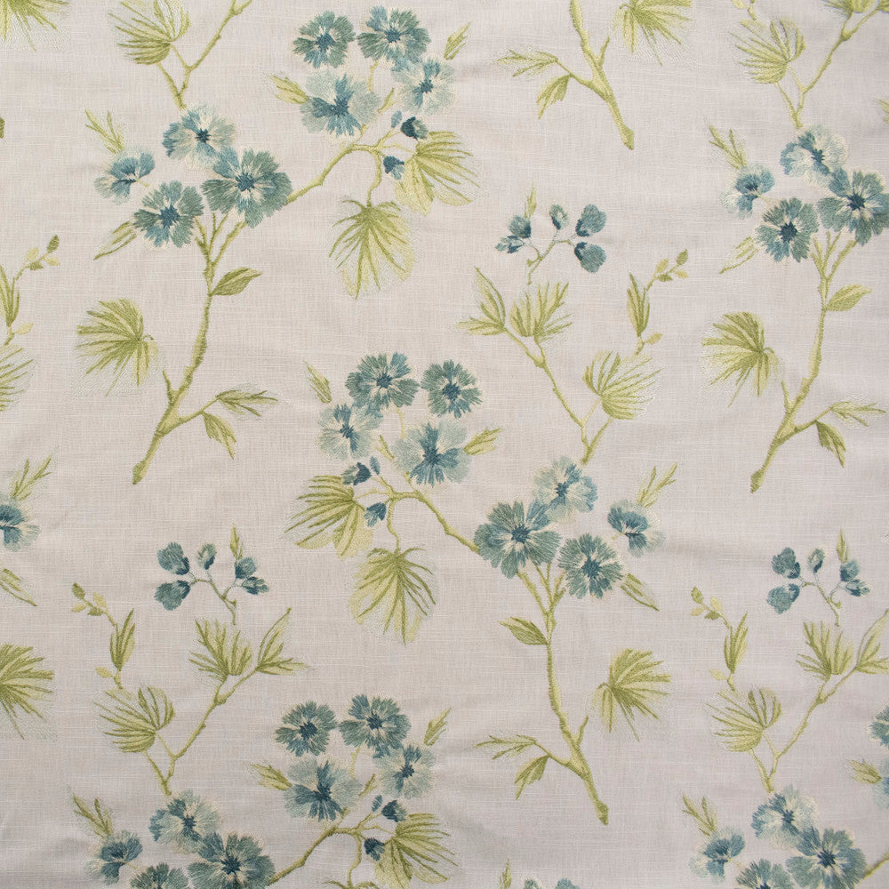 S6177 Celestial by Greenhouse Designer Fabric 58% Cotton, 42% Polyester With 100% Rayon Embroidery India 9,000 </p><p>Repeat: 16.75" H, 18.5" V 54" - Swanky Fabrics -