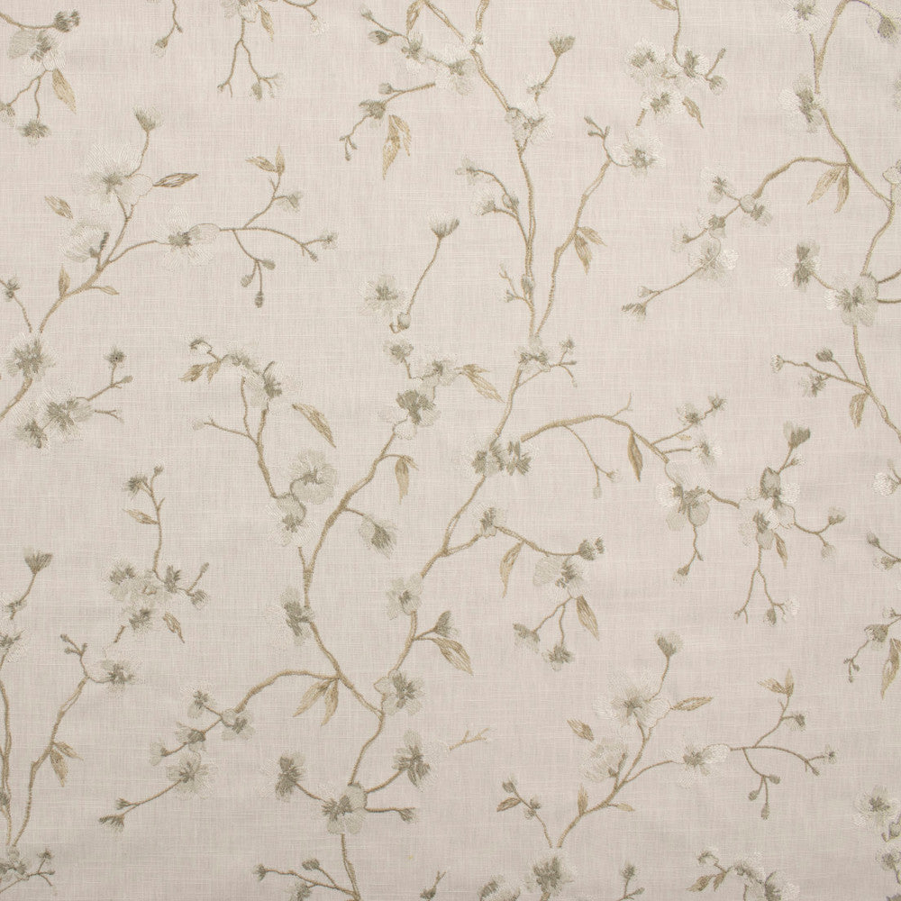 S6197 Pearl by Greenhouse Designer Fabric 69% Cotton, 31% Polyester With 100% Rayon Embroidery India 9,000 </p><p>Repeat: 25" H, 24.75" V 54" - Swanky Fabrics -