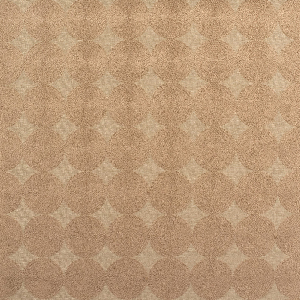 S6209 Fawn by Greenhouse Designer Fabric 76% Polyester, 24% Cotton With 100% Polyester Embroidery India Drapery </p><p>Repeat: 2.5" H, 2.5" V 54" - Swanky Fabrics -