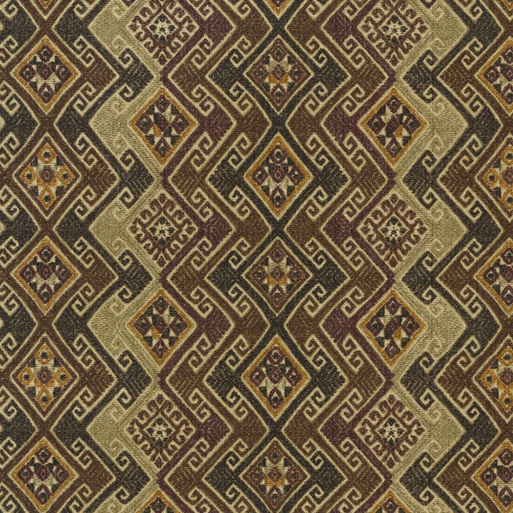 S6228 French Roast by Greenhouse Designer Fabric 100% Cotton Peru 24,000 </p><p>Repeat: 13.5" H, 6.3" V 54" - Swanky Fabrics -