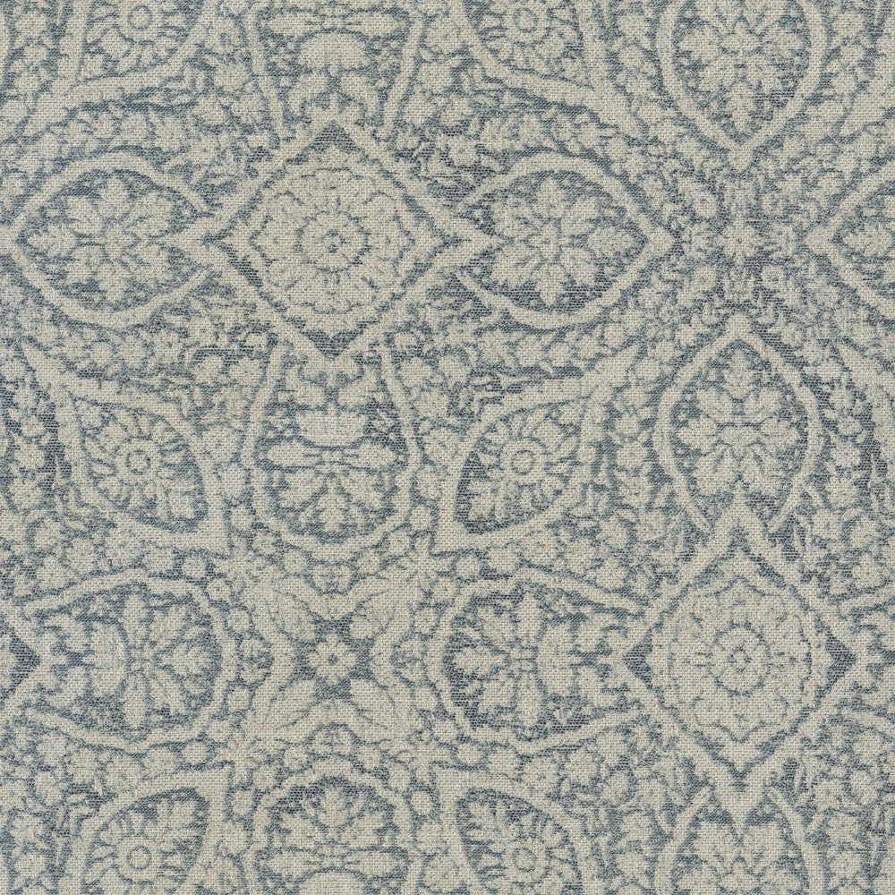 S6247 Indigo by Greenhouse Designer Fabric 74% Polyester, 21% Cotton, 5% Linen India 51,000 </p><p>Repeat: 13.5" H, 13.8" V 54" - Swanky Fabrics -