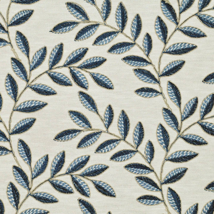 S6265 Ink Blue by Greenhouse Designer Fabric 71% Polyester, 29% Cotton With 100% Polyester Embroidery India 9,000 </p><p>Repeat: 17.25" H, 6.5" V 52" - Swanky Fabrics -