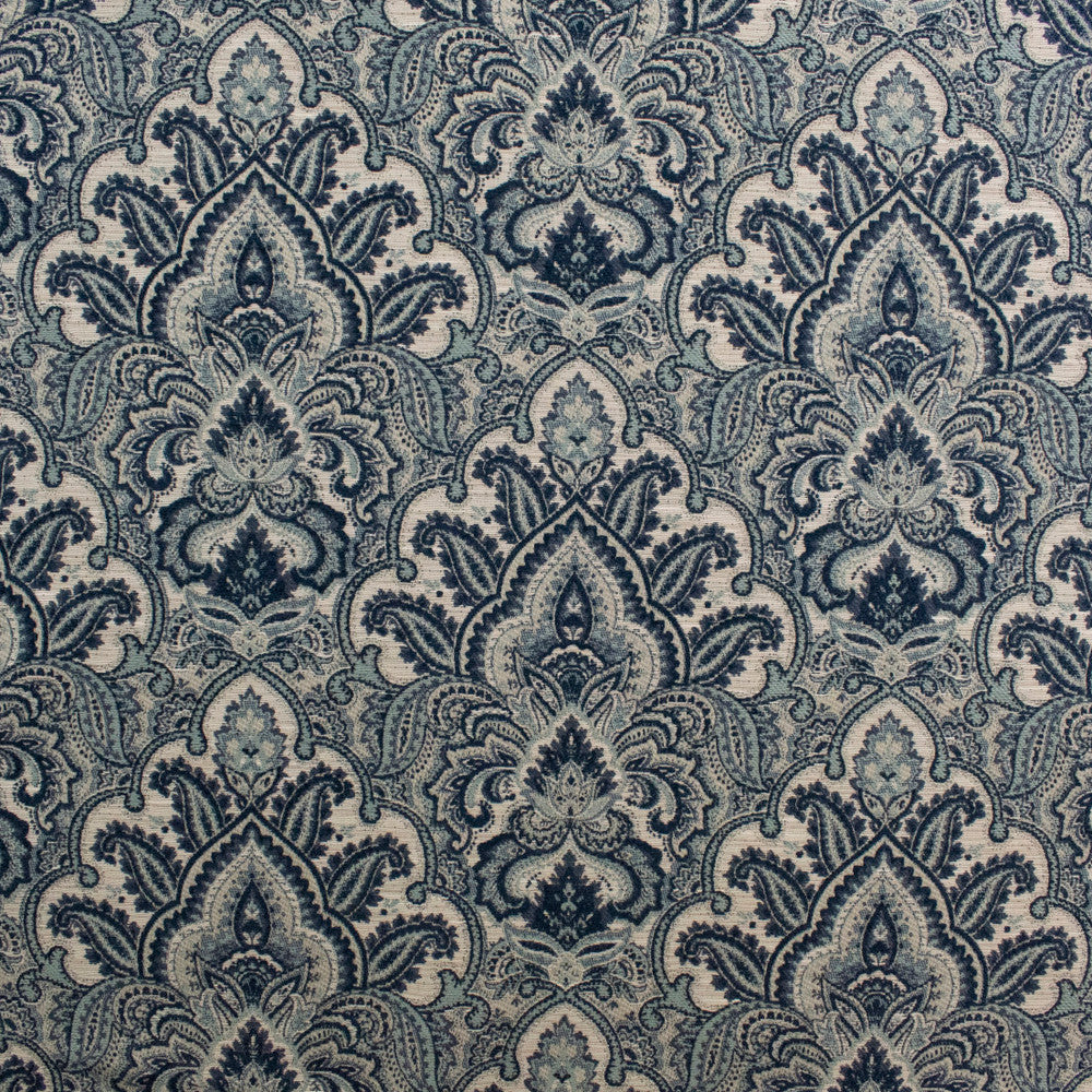 S6271 Sapphire by Greenhouse Designer Fabric 72% Viscose, 21% Polyester, 7% Cotton India N/A </p><p>Repeat: 13.5" H, 13.5" V 54" - Swanky Fabrics -