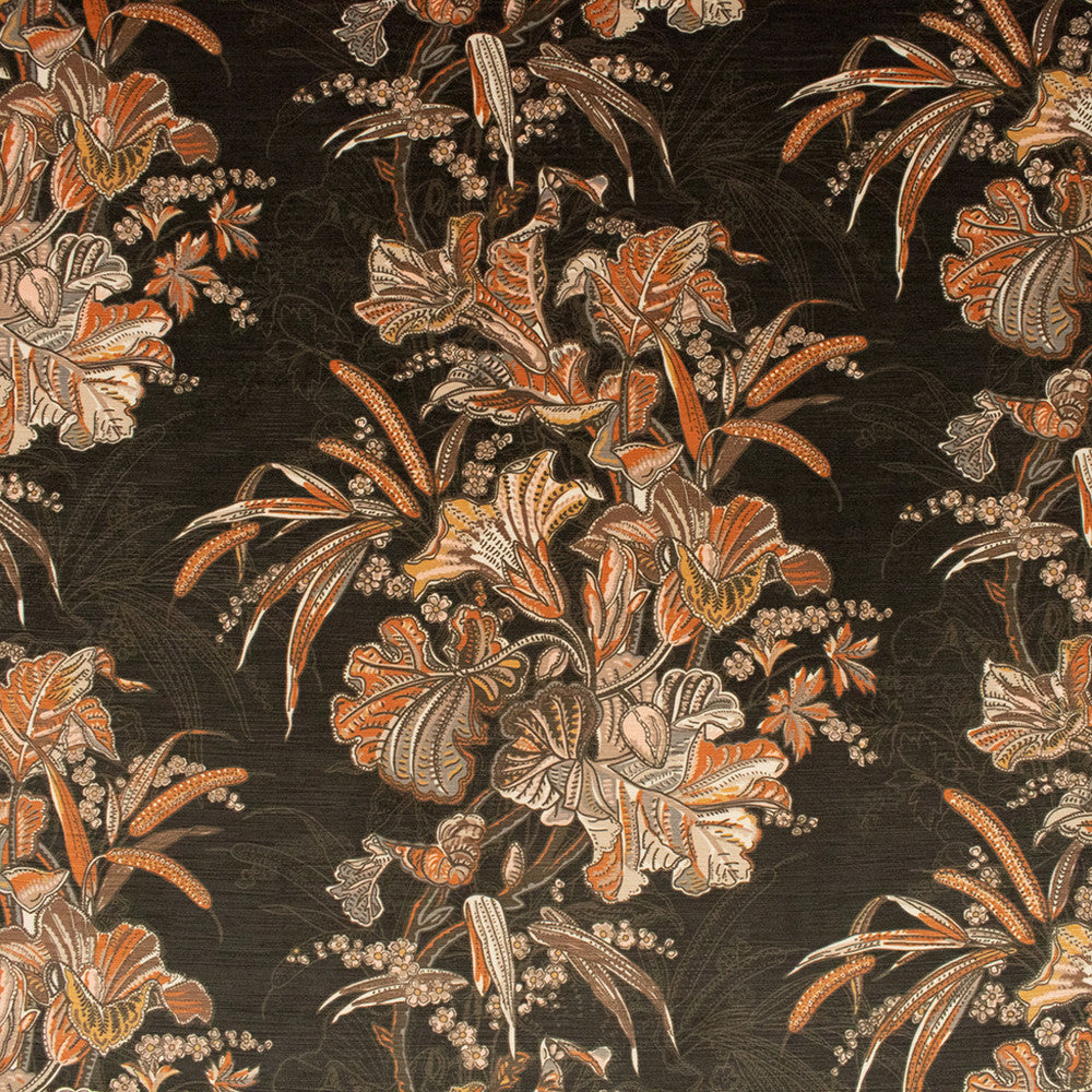 S6378 Ebony by Greenhouse Designer Fabric 100% Polyester China 48,000 </p><p>Repeat: 27" H, 19.287" V 55" - Swanky Fabrics -