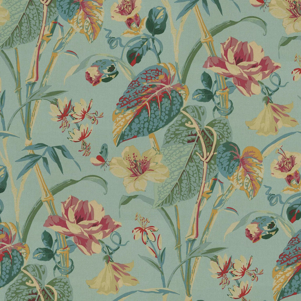 S6422 Lagoon by Greenhouse Designer Fabric 100% Cotton China 51,000 </p><p>Repeat: 13.5" H, 27" V 54" - Swanky Fabrics -