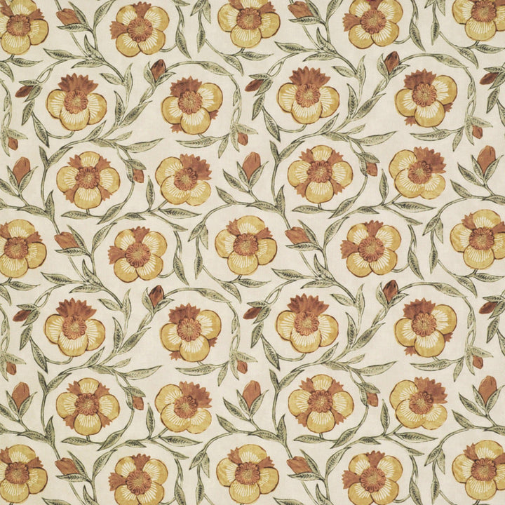 S6500 Turmeric by Greenhouse Designer Fabric 50% Cotton, 35% Viscose, 15% Linen India 51,000 </p><p>Repeat: 11" H, 10.75" V 55" - Swanky Fabrics -