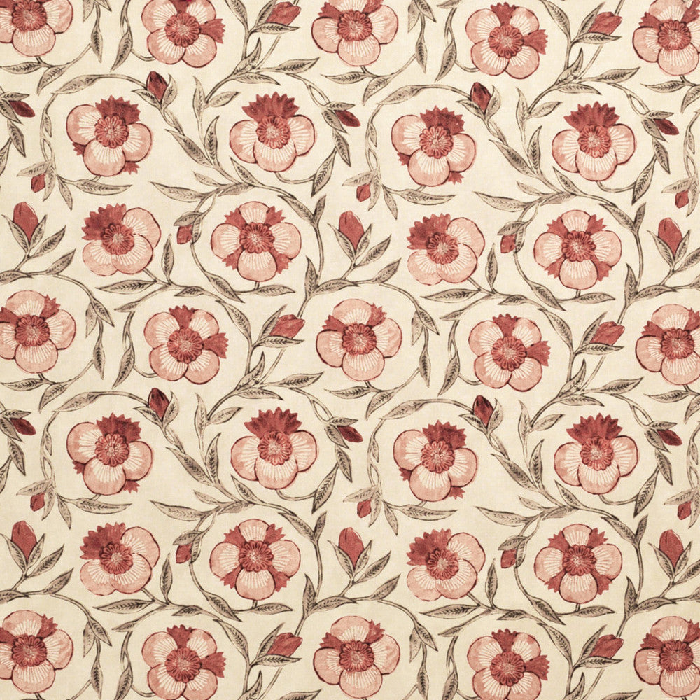 S6512 Claret by Greenhouse Designer Fabric 50% Cotton, 35% Viscose, 15% Linen India 51,000 </p><p>Repeat: 11" H, 10.75" V 55" - Swanky Fabrics -
