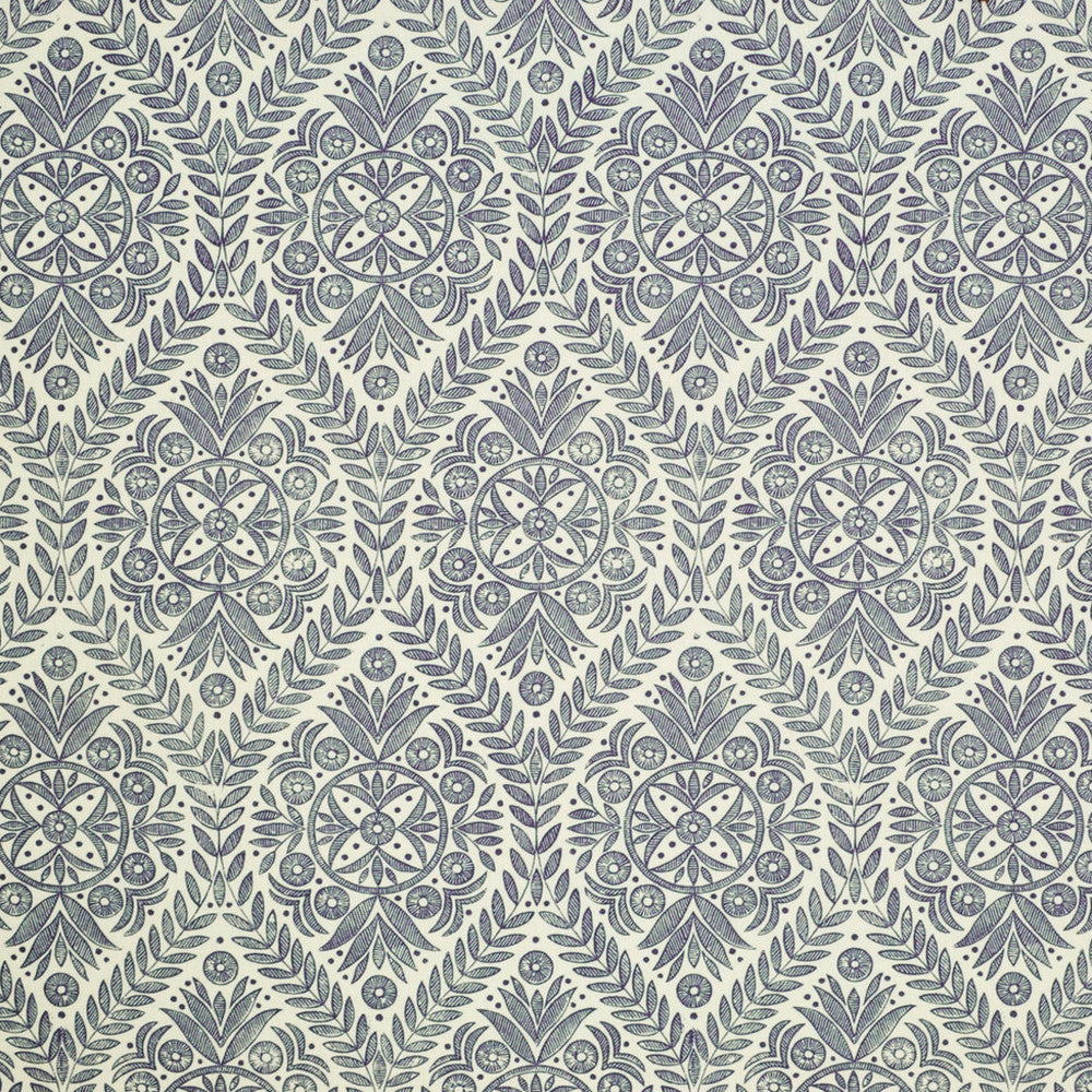 S6524 Cobalt by Greenhouse Designer Fabric 50% Cotton, 35% Viscose, 15% Linen India 51,000 </p><p>Repeat: 7" H, 13.5" V 53" - Swanky Fabrics -