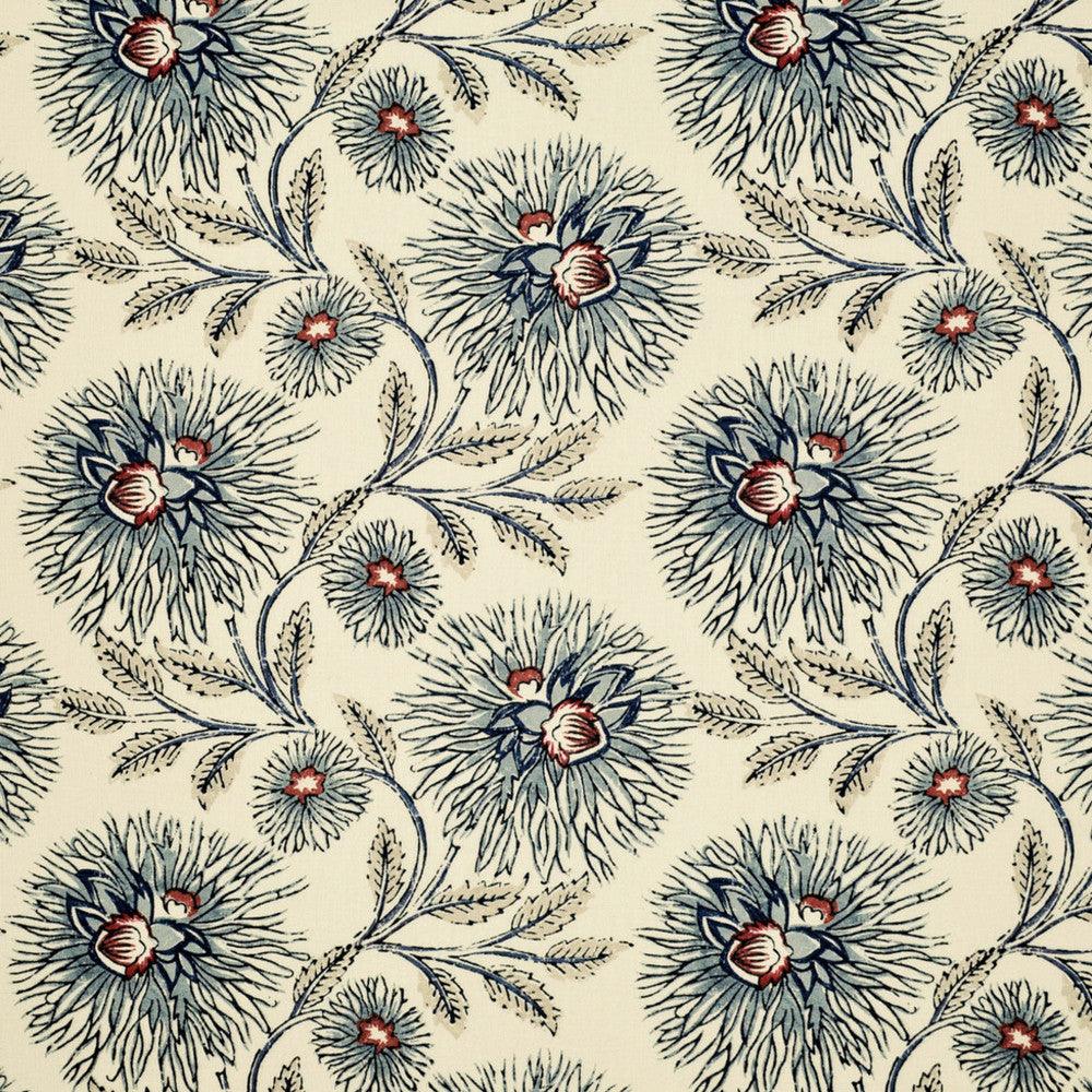 S6526 Slate by Greenhouse Designer Fabric 50% Cotton, 35% Viscose, 15% Linen India 51,000 </p><p>Repeat: 13.75" H, 9.75" V 53" - Swanky Fabrics -